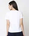 Shop Women's Indigo Printed White T-Shirt-Full