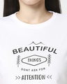 Shop Women's Indigo Printed White T-Shirt