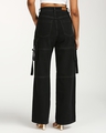 Shop Women's Iron Grey Wide Leg Cargo Jeans-Design