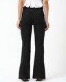 Shop Women's Jet Black Bootcut Jeans-Design