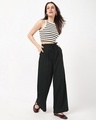 Shop Women's Jet Black Korean Pants-Full