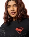 Shop Women's Jet Black Krypto Graphic Printed Plus Size T-shirt