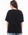 Shop Women's Jet Black Nevermore Academy Graphic Printed Oversized T-shirt-Full