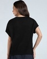 Shop Women's Jet Black Oversized Sweater-Design