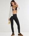 Shop Women's Jet Black Skinny Fit Jeans-Full