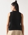 Shop Women's Black Textured Short Top-Design