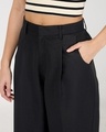 Shop Women's Jet Black Tapered Fit Ankle Length Pants