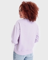 Shop Women's Lavender Fog Oversized Sweatshirt-Full