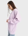 Shop Women's Lavender Oversized Sweatshirt-Full