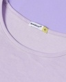 Shop Women's  Lavender Perfect Balance Slim Fit T-shirt
