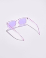 Shop Women's Lavender Rectangle Sunglasses-Full