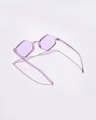 Shop Women's Lavender Geometric Sunglasses-Full