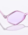 Shop Women's Lavender Geometric Sunglasses