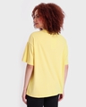 Shop Women's Yellow Oversized T-shirt-Design