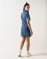 Shop Women's Light Blue Shirt Dress-Full