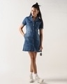 Shop Women's Light Blue Shirt Dress