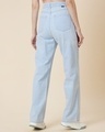 Shop Women's Light Blue Straight Fit Jeans-Full