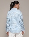 Shop Women's Light Blue & White Printed Shirt-Design
