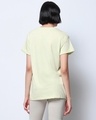 Shop Women's Light Green Boyfriend T-shirt-Design