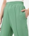 Shop Women's Light Green Track Pants