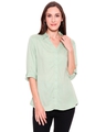 Shop Women's Light Green Core Shirt-Front
