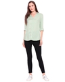 Shop Women's Light Green Core Shirt-Full
