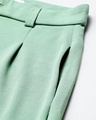Shop Women's Light Green Straight Fit Trousers