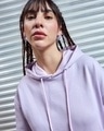 Shop Women's Lilac Oversized Hoodies