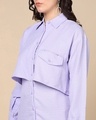 Shop Women's Lilac Slim Fit Shirt Dress