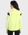 Shop Women's Lime Green Color Block Windcheater Jacket-Design
