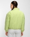Shop Women's Lavender & Lime Reversible Super Loose Fit Plus Size Puffer Jacket-Full