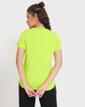 Shop Women's Lime Popsicle Typography Athleisure T-shirt-Design