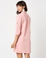 Shop Women's Linen Button Down Shirt Dress with Pockets-Full