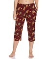Shop Women's Maroon All Over Floral Printed Nightsuit