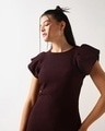 Shop Women's Wine Maroon Bodycon Dress