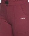 Shop Women's Maroon Cotton Solid Pajama-Full