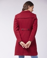 Shop Women's Maroon Long Jacket-Design