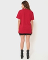 Shop Women's Maroon Printed Boyfriend Fit Christmas T-shirt-Design
