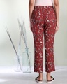Shop Women's Maroon Printed Pyjamas-Full
