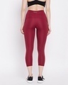 Shop Women's Maroon Slim Fit Tights-Design