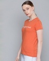 Shop Women's Maroon Typography T-shirt-Design