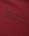 Shop Women's Maroon Typography T-shirt-Full