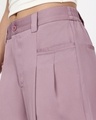 Shop Women's Mauve Oversized Korean Pants