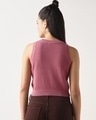 Shop Women's Mauve Slim Fit Short Top-Design