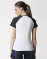 Shop Women's Melange Half Sleeve Raglan T-Shirt-Full