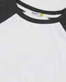 Shop Women's Melange Half Sleeve Raglan T-Shirt