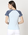 Shop Women's Melange Half Sleeve Raglan T-Shirt-Full