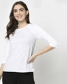 Shop Women's Melange Raglan T-Shirt-Front