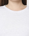 Shop Women's Melange Raglan 3/4th Sleeve Slim Fit T-shirt