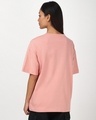 Shop Women's Mellow Rose Pink Coffee First Graphic Printed Oversized T-shirt-Full
